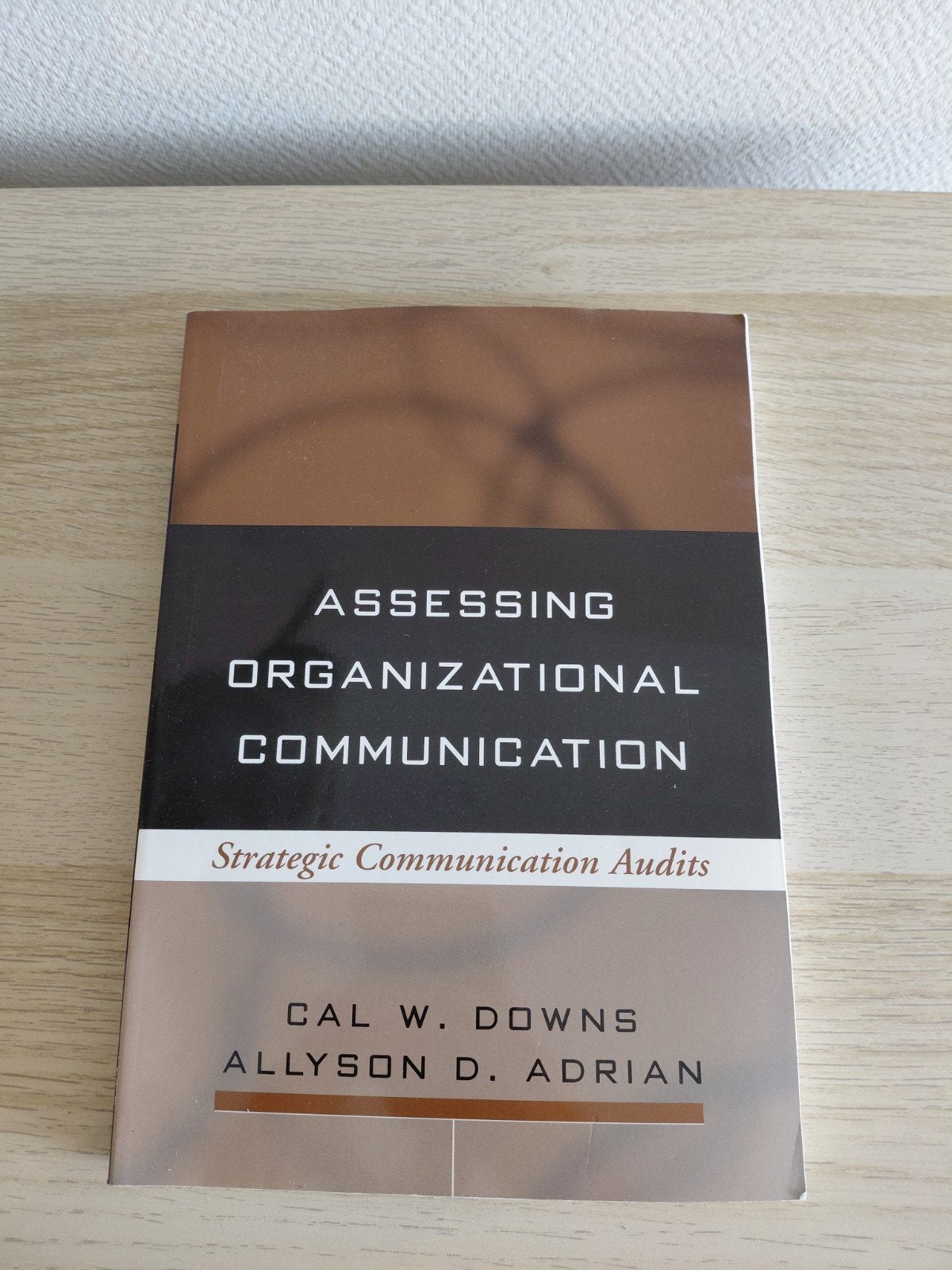 Boek: Assessing Organizational Communication, Gelezen, Cal W. Downs, Allyson D. Adrian, Gamma, HBO