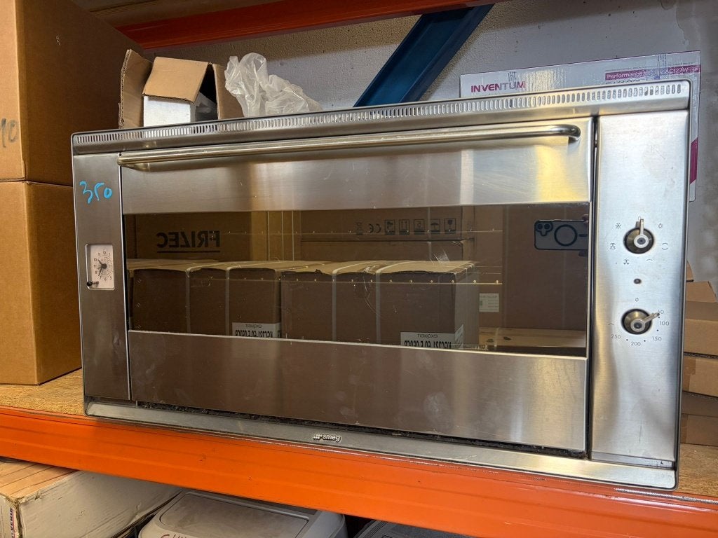 Smeg 90cm inbouw oven schoon garantie, Witgoed en Apparatuur, Ovens, Gebruikt, Smeg, Hete lucht, 60 cm of meer