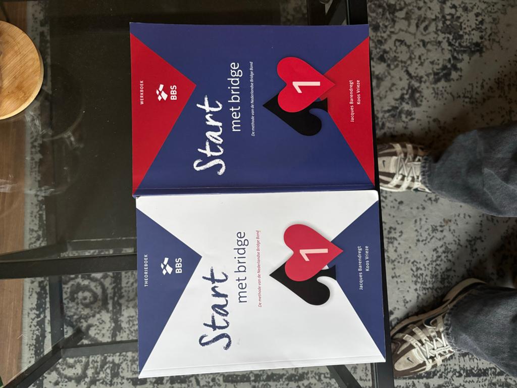 Start met Bridge: Theorieboek en Werkboek (Deel 1), Boeken, Ophalen of Verzenden, Zo goed als nieuw, Overige niveaus