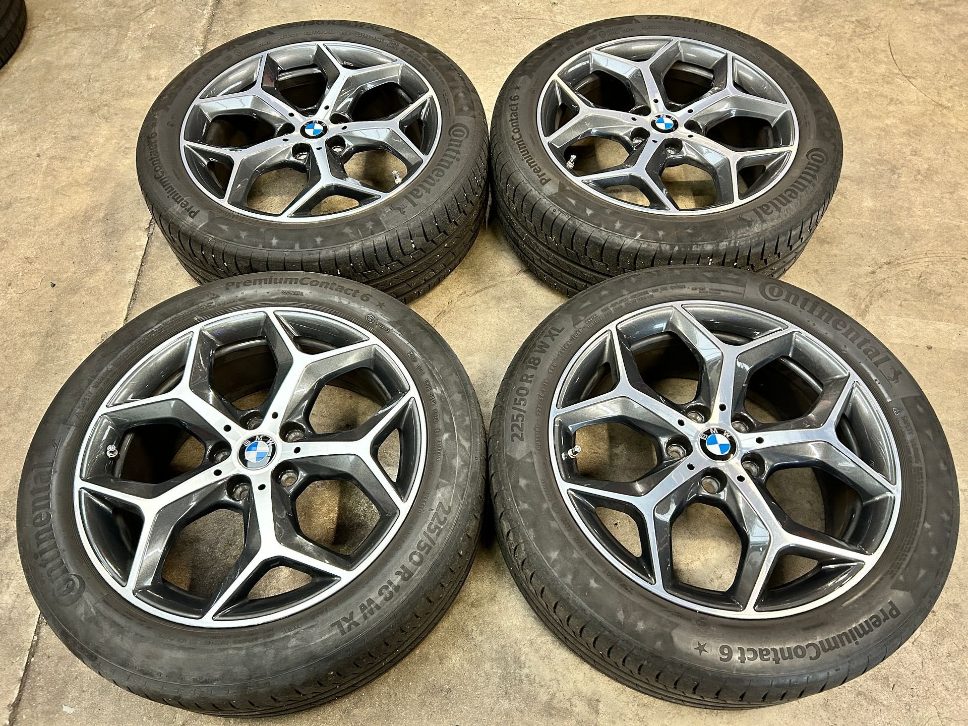 ✅18 inch originele velgen + zomerbanden BMW X1 F48 X2 F39, 18 inch, Gebruikt, -, -