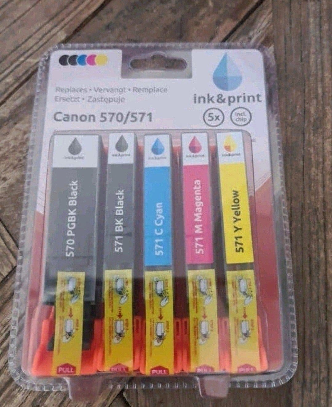 Inkt & Print Cartridges voor Canon 570/571 4x doosjes, Computers en Software, Ophalen of Verzenden, Nieuw