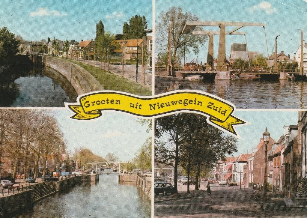 NIEUWEGEIN ZUID Kade Kanaal Brug Straat Groeten, Verzenden, 1980 tot heden, Gelopen, Utrecht