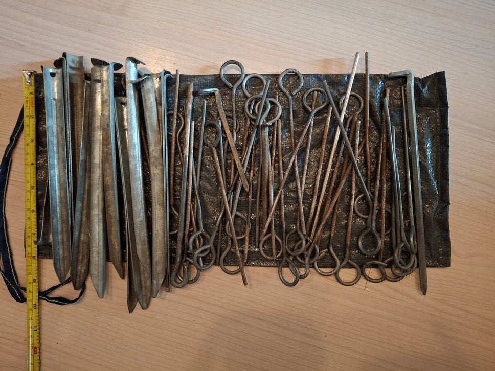 Te koop gebruikte haringen, Caravans en Kamperen, Ophalen of Verzenden, Gebruikt