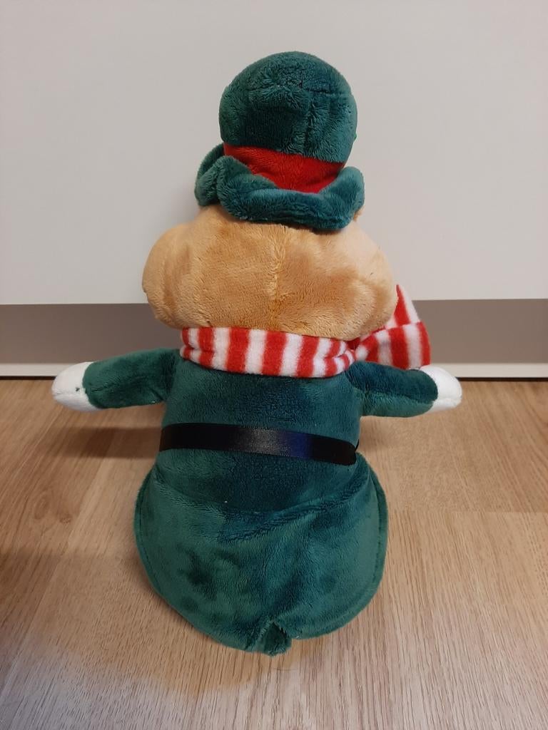 AH hamster knuffel kerst carol zanger, Ophalen of Verzenden