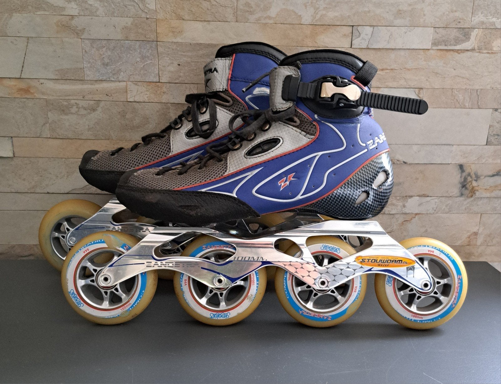 Zandstra skeelers ZR hoge hiel maat 43, Overige merken, Gebruikt, Ophalen of Verzenden, Inline skates 4 wielen