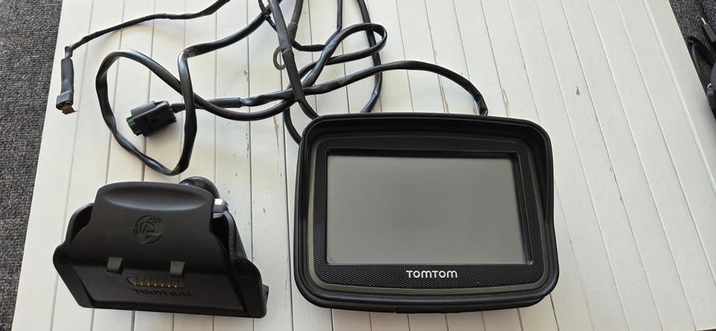 TomTom Rider voor motor met houder en bekabeling, Ophalen of Verzenden, Gebruikt