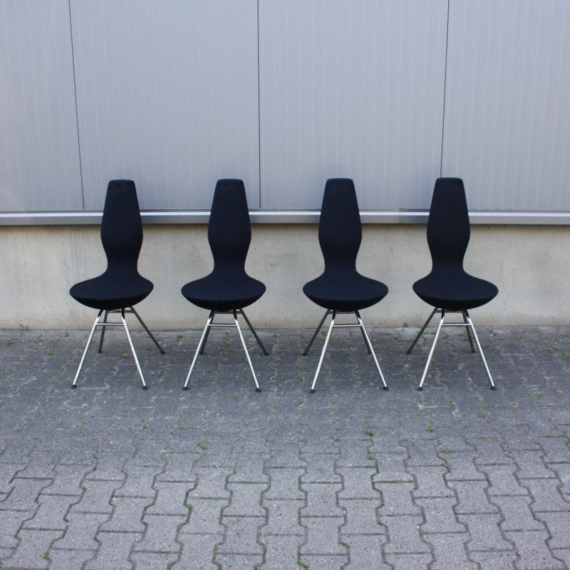 Varier model Date zwart (set van vier), Ophalen, Scandinavisch design, Zwart, Onbekend