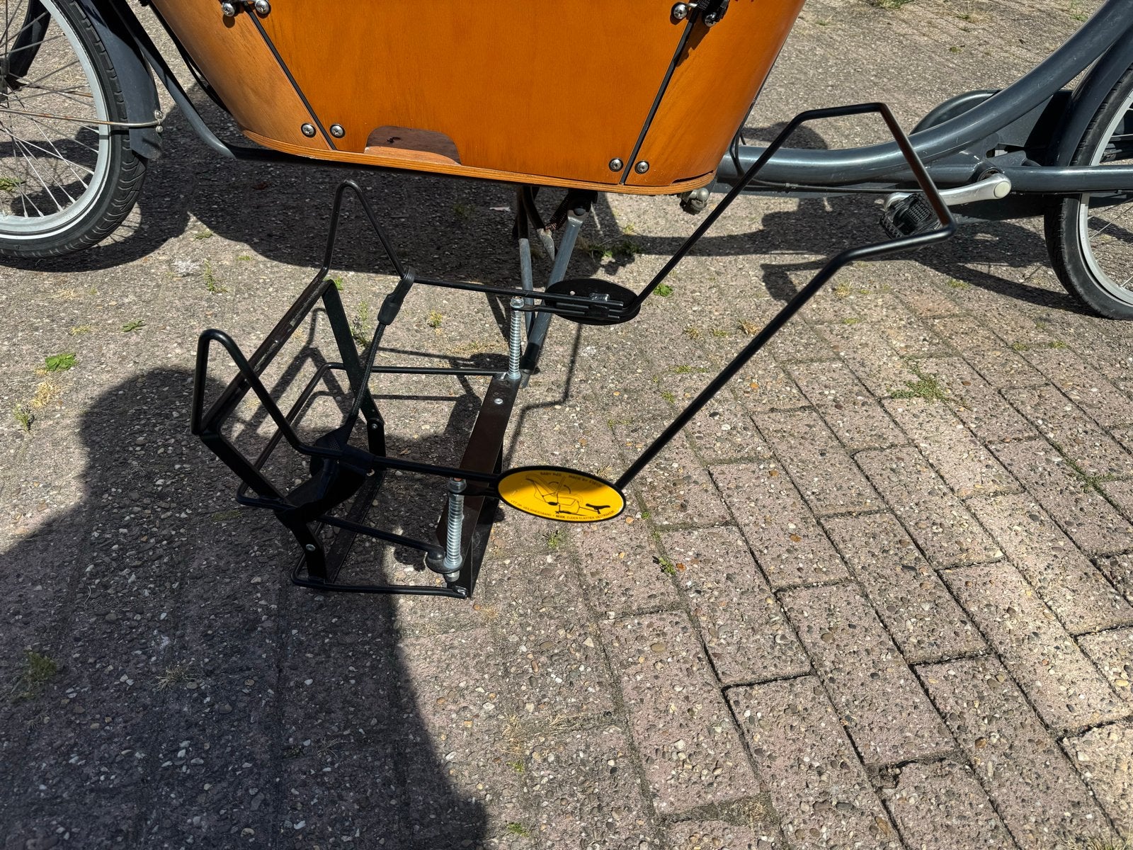 Steco Baby-Mee fietsdrager voor bakfiets, Ophalen, Gebruikt, Vering, Minder dan 20 kg