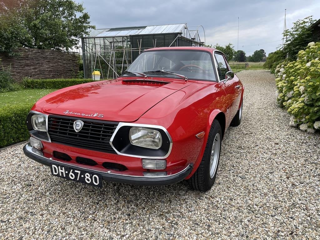 Lancia Fulvia 1.3 Sport S 1972 Rood, Voorwielaandrijving, Zwart, 4 cilinders, Handgeschakeld