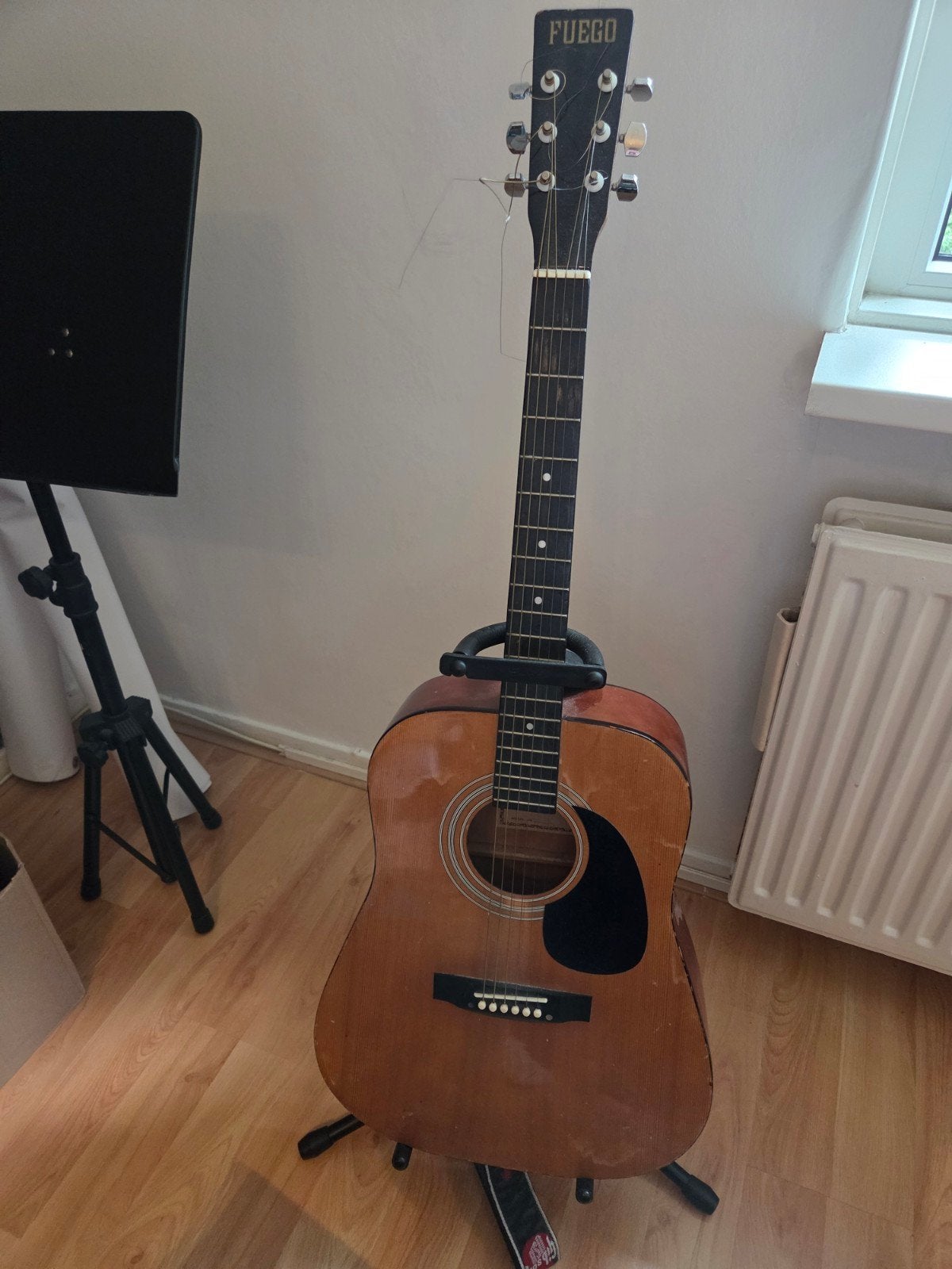 Fuego akoestische western gitaar, Ophalen, Gebruikt, Western- of Steelstringgitaar