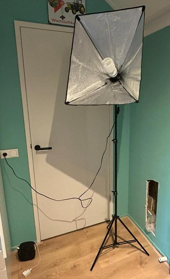 Fotostudio lamp met statief, Audio, Tv en Foto, Fotografie | Fotostudio en Toebehoren, Ophalen of Verzenden, Nieuw, Lamp of Flitsset