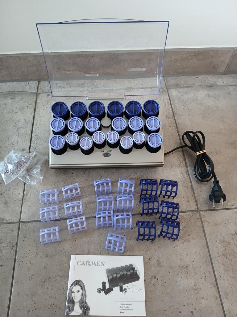 Carmenset 20,softkrullers/krulset, haarrollers, haarkrullers, Ophalen of Verzenden, Zo goed als nieuw, Krultang of Stijltang