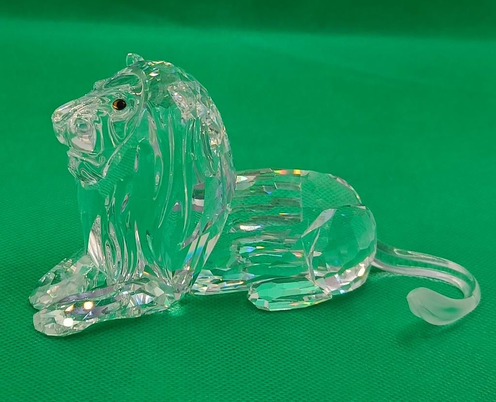 Swarovski jaarstuk leeuw, Verzamelen, Swarovski, ., Ophalen of Verzenden, Zo goed als nieuw, Figuurtje