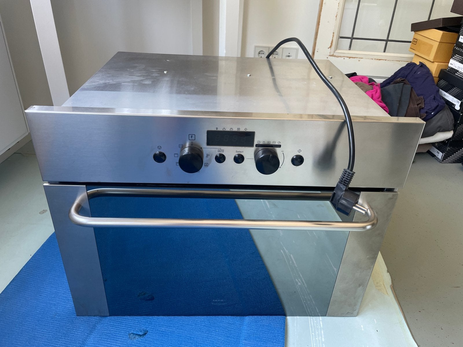 Whirlpool Combi-oven/Magnetron RVS - Model MBI 700 S, Ophalen, 45 tot 50 cm, Whirlpool, Gebruikt