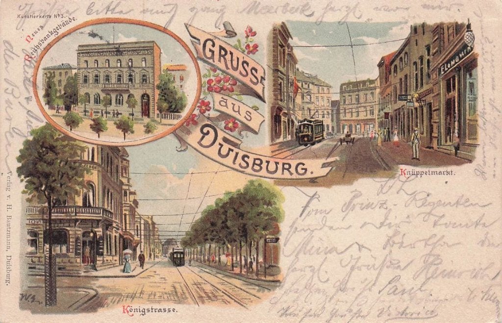 702-364-045 Duisburg, Verzenden, Voor 1920, Duitsland