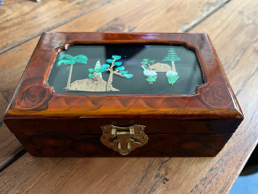 Prachtig mooi chinees aziatisch sieraden kistje, Verburgt Vintage, Ophalen of Verzenden, Schipluidenlaan 20 5035KJ Tilburg, https://verburgtvintage.nl/#contact