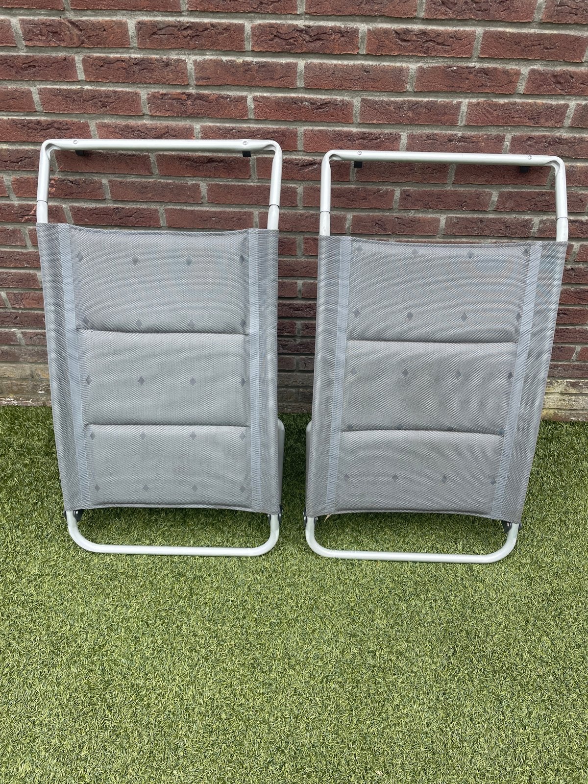 Campart Travel Voetenbanken (2 stuks) - Zo goed als nieuw, Ophalen, Zo goed als nieuw, Campingmeubel-accessoire