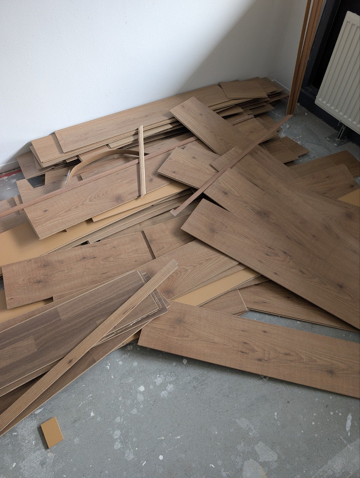 free laminat, Ophalen, Gebruikt, 10 m² of meer, Laminaat