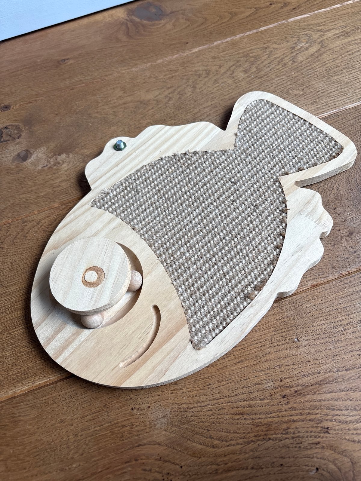 Krabplank in de vorm van een vis, Ophalen of Verzenden, Zo goed als nieuw, Krabpaal