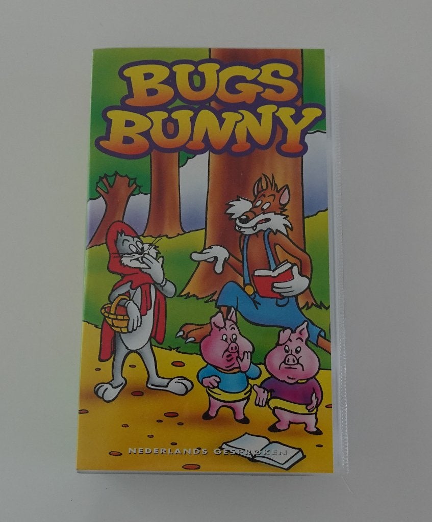 Bugs Bunny - Tekenfilm op VHS - NL Gesproken, Alle leeftijden, Ophalen, Zo goed als nieuw, Tekenfilm