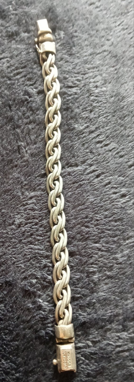Zilveren Buddha to buddha dames armband, Sieraden, Tassen en Uiterlijk, Armbanden, Ophalen of Verzenden, Gebruikt, Zilver, Zilver