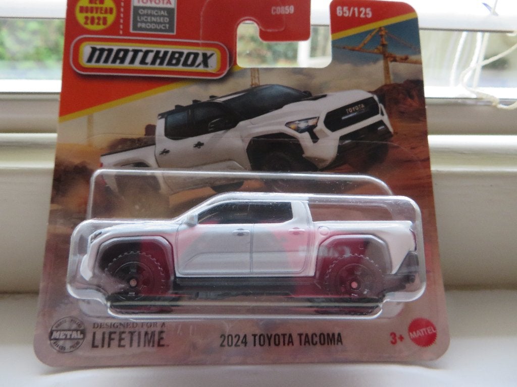 Matchbox Toyota Tacoma Wit , Ophalen of Verzenden, Nieuw, Auto