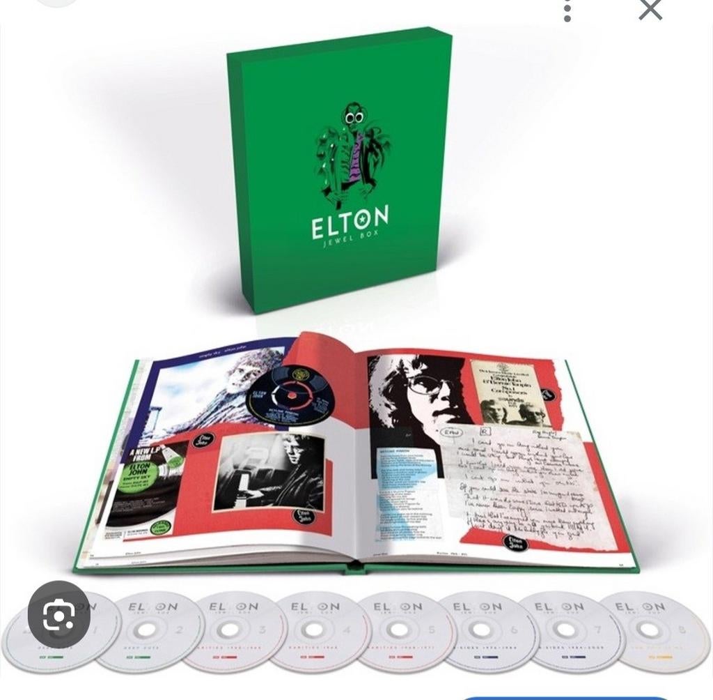 Elton john jewel box 2020 8 cd lim box set nm, Verzenden, Zo goed als nieuw