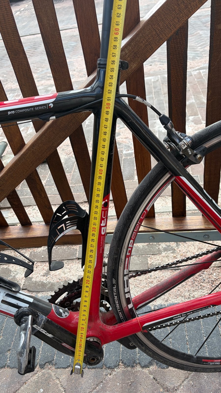 Cube racefiets, rood/zwart, 56 cm frame, 20 versnellingen, 28 inch, Gebruikt, Aluminium, 15 tot 20 versnellingen
