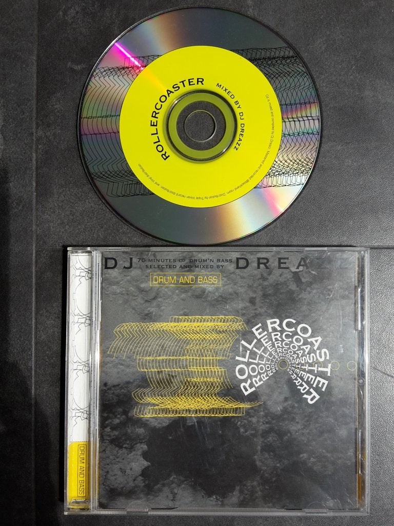 CD - DJ Dreazz - Rollercoaster - Drum n Bass DnB, Ophalen of Verzenden, Zo goed als nieuw, Drum and bass