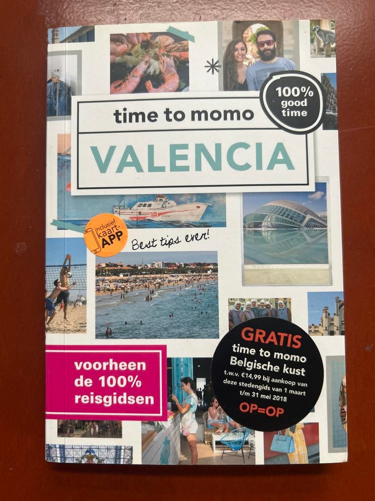 Time to Momo Valencia Reisgids - Inclusief Kaart-APP, Overige merken, Europa, Ophalen of Verzenden, Zo goed als nieuw