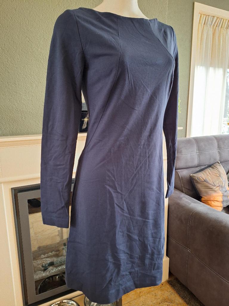 LaDress by Simone La dress jurk XS 34 2X, Zo goed als nieuw, Knielengte, Verzenden, Blauw