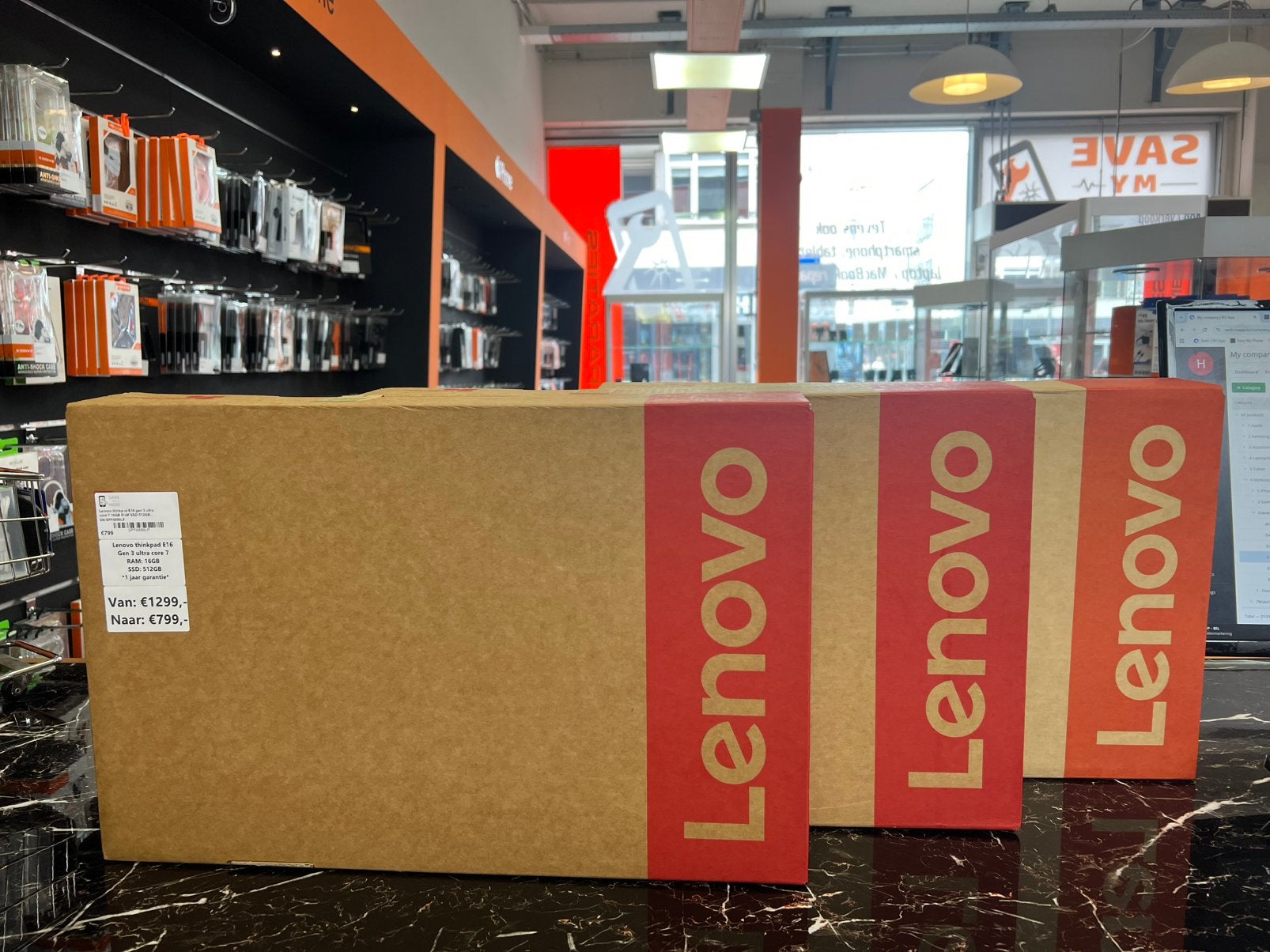 Lenovo thinkpad E16 gen3 ultra core 7 16GB 512GB NIEUW!, Computers en Software, Windows Laptops, Ophalen, Utrecht, Qwerty, Info@lenovo.com