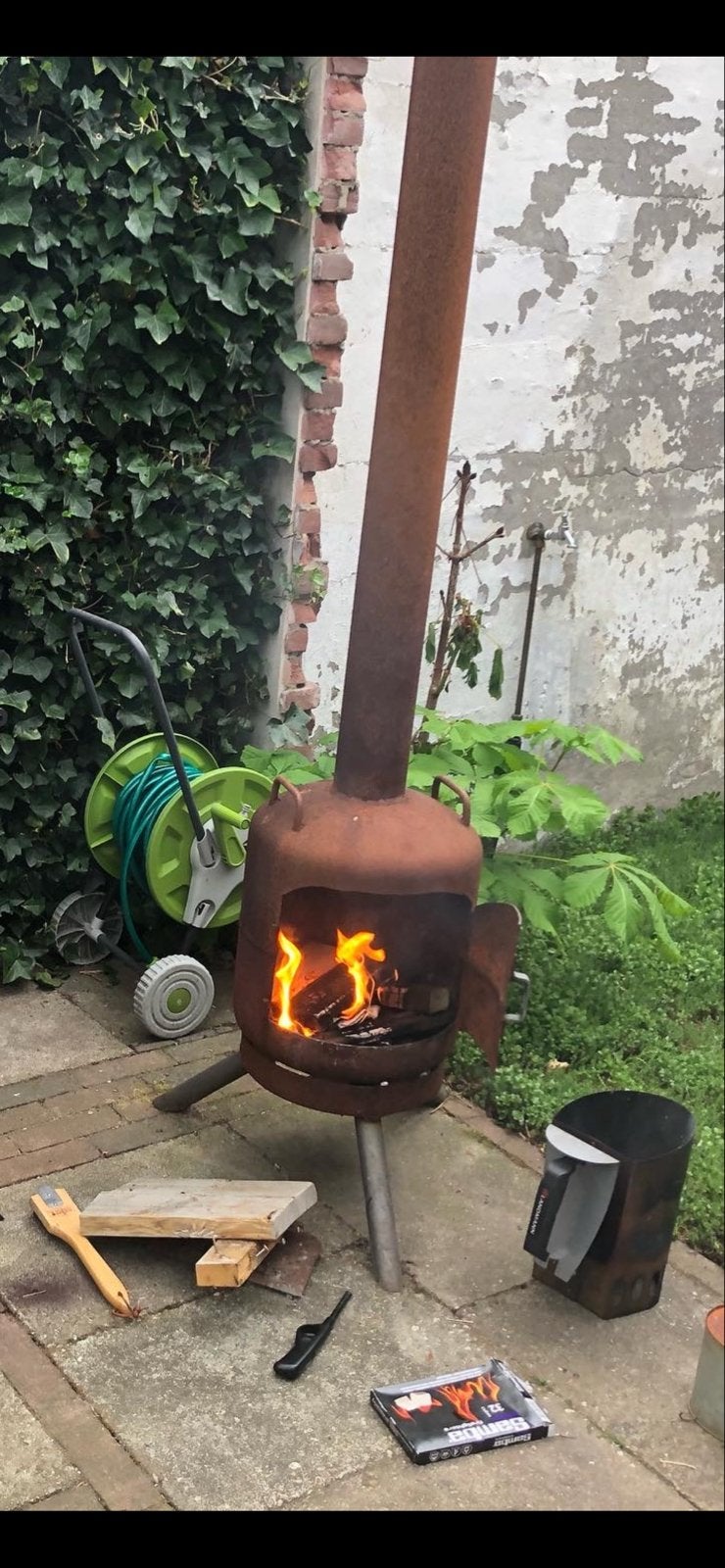 Allesbrander / Vuurton van gasfles - geeft veel warmte, Ophalen of Verzenden, Gebruikt, Vuurton