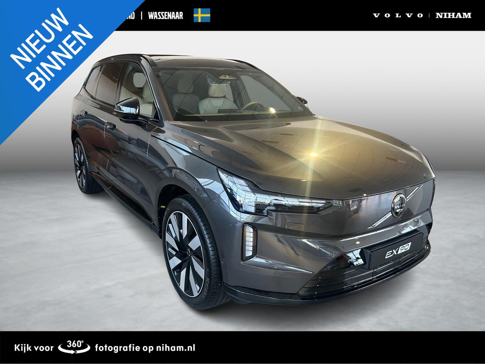Volvo EX90 SINGLE MOTOR PLUS 7P. 92 kWh *800V!* -PANO.DAK|BO, Auto's, Volvo, Automaat, 12 maanden, Achterwielaandrijving, 7 stoelen