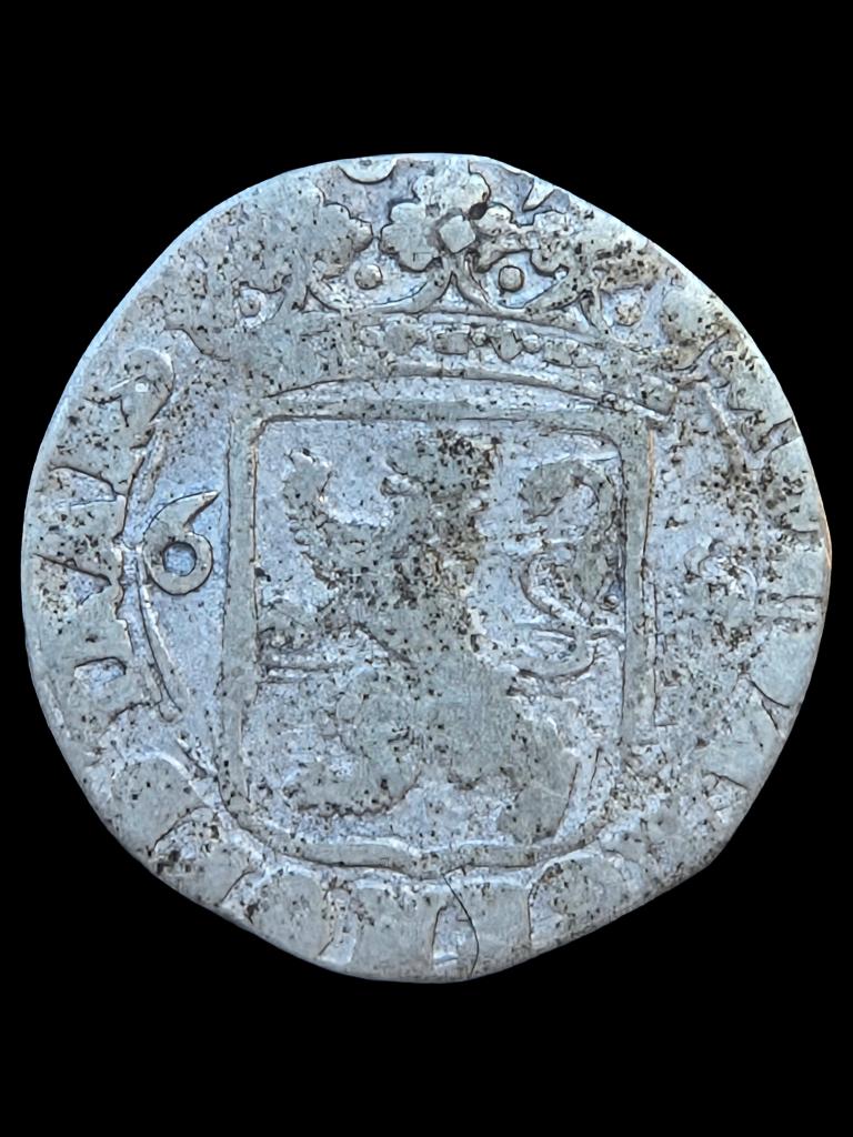 Rijderschelling / 6 Stuiver 1691 overijssel, Vóór koninkrijk, Zilver, Losse munt, Overige waardes