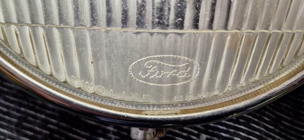 Original headlights Ford Model A Twolite Headlamp, 1927-1929, Auto-onderdelen, Gebruikt, Amerikaanse onderdelen, ., Ophalen of Verzenden