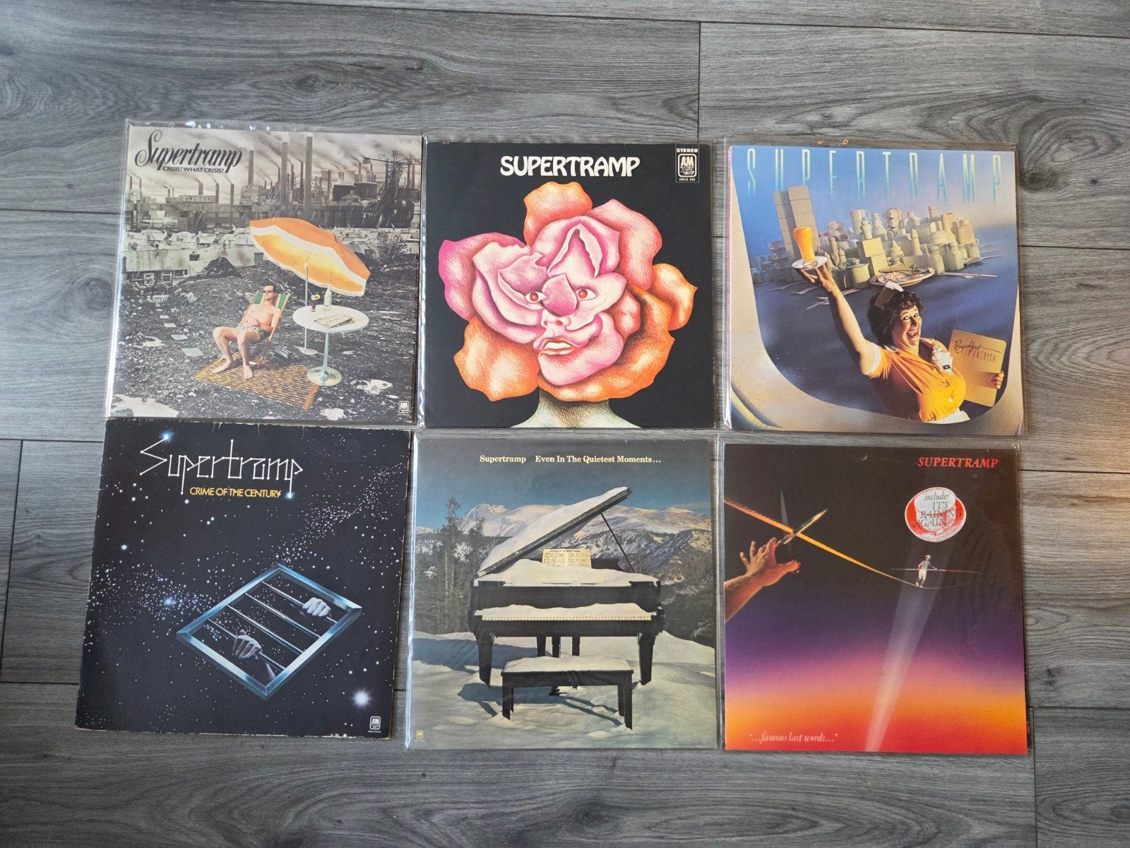 6 supertramp albums Vinyl, Cd's en Dvd's, Vinyl | Rock, Gebruikt, Ophalen of Verzenden, 1970 - 1979, 12 inch