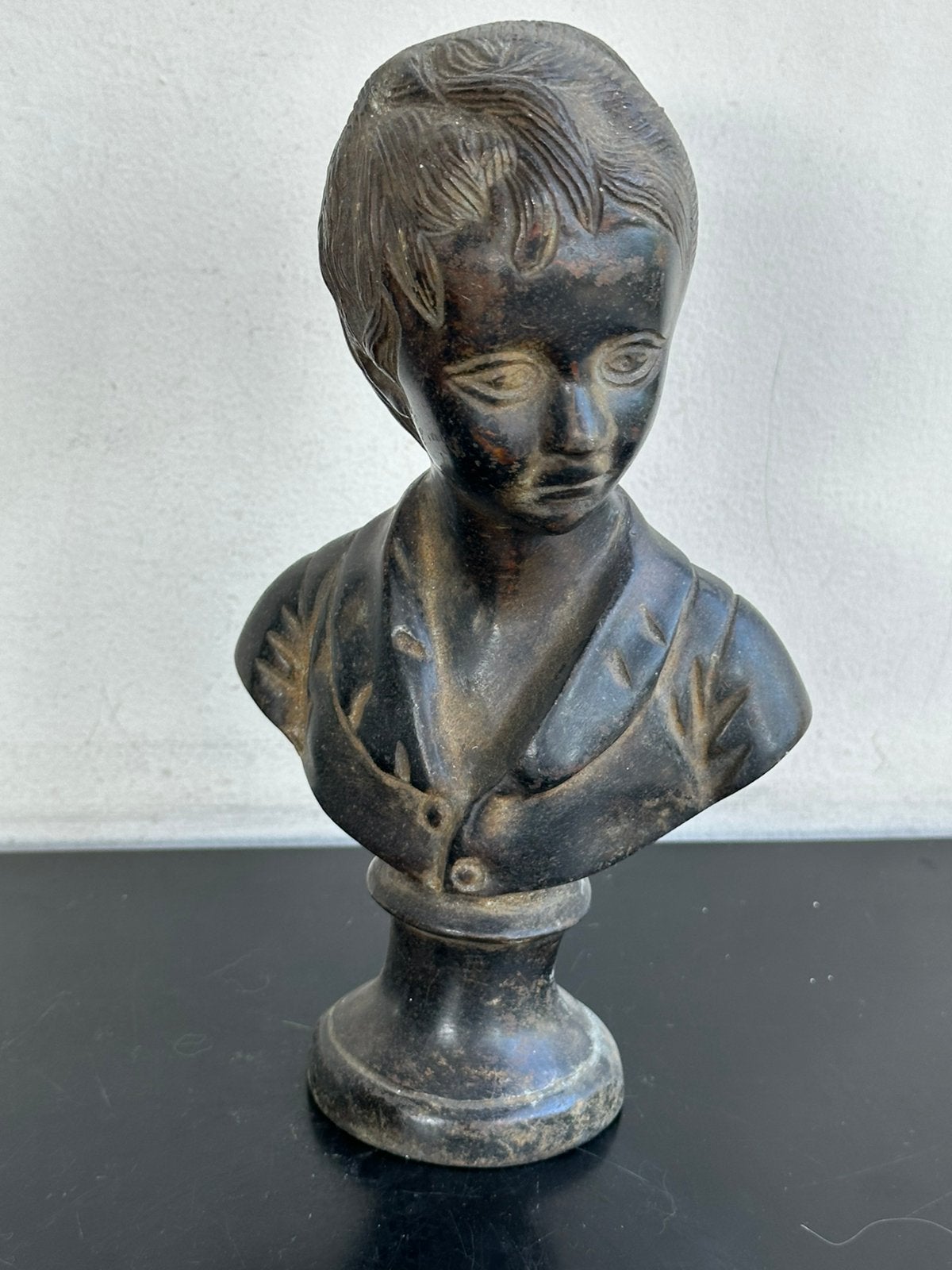 1920 Frankrijk Naar Houdon Bronzen borstbeeld Jonkheer, Ophalen of Verzenden