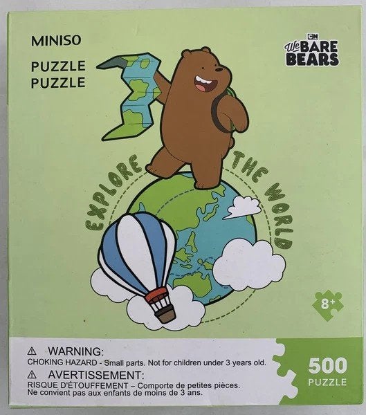 We Bare Bears Explore The World Cartoon Network puzzel