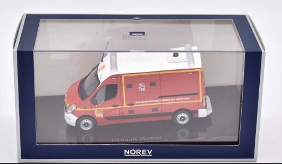 Renault Master 2014 Pompiers VSAV 1/43 NOREV ref. 518787, Verzenden, Nieuw, Bus of Vrachtwagen, Norev