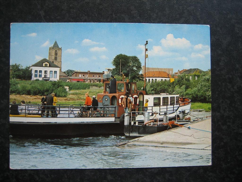 TIEL Veerpont Grootformaat, Ophalen of Verzenden, 1980 tot heden, Gelderland