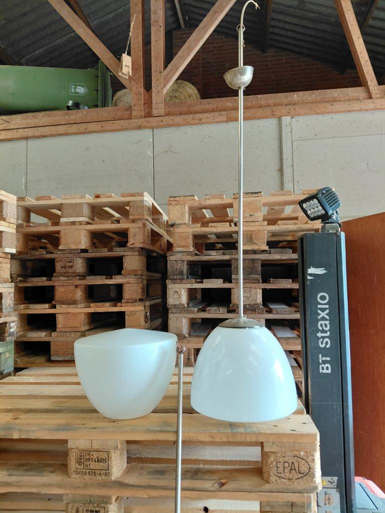 Vintage schoollampen., Ophalen, Gebruikt, Minder dan 50 cm