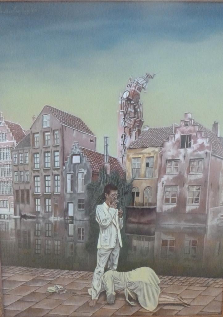 De vernedering 1985 Olieverf op Paneel 50 x 60 1985, Ophalen