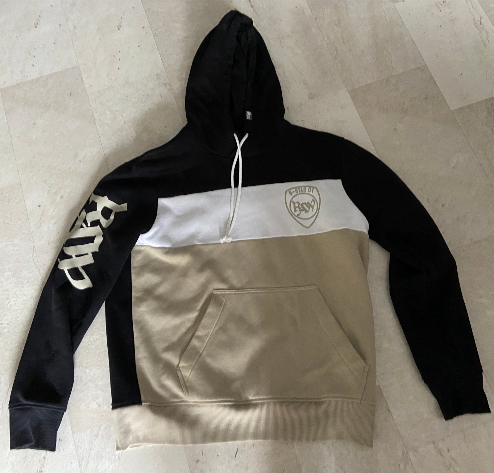 G-Star Raw hoodie maat L, Ophalen of Verzenden, Zo goed als nieuw, Maat 52/54 (L), Zwart