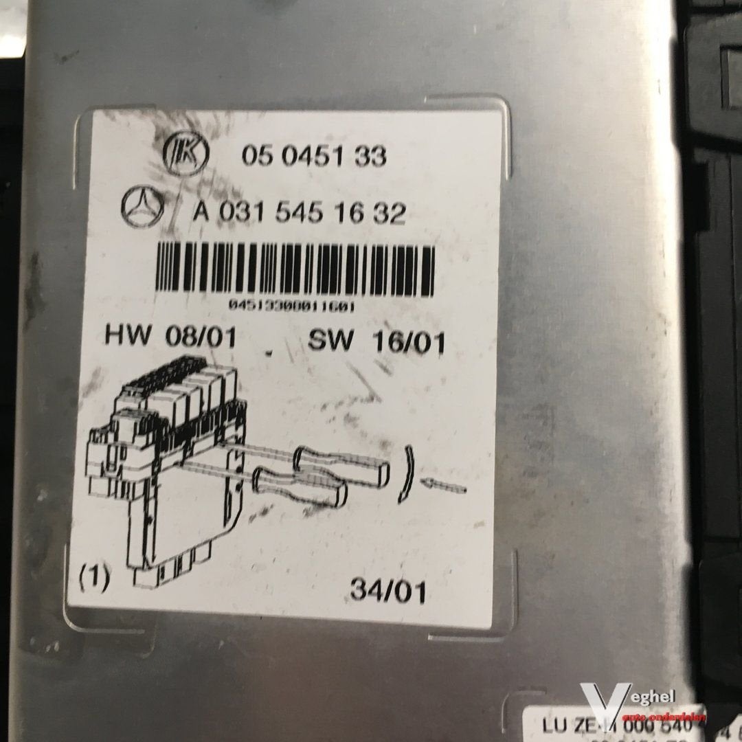 Mercedes S500 5.0 automaat 2001 25000098 SAM Module A 031 54, Auto-onderdelen, Gebruikt, -, -, Ophalen of Verzenden