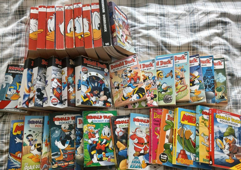 Grote collectie Donald Duck  pockets stripboeken, Meerdere stripboeken, Ophalen, Gelezen