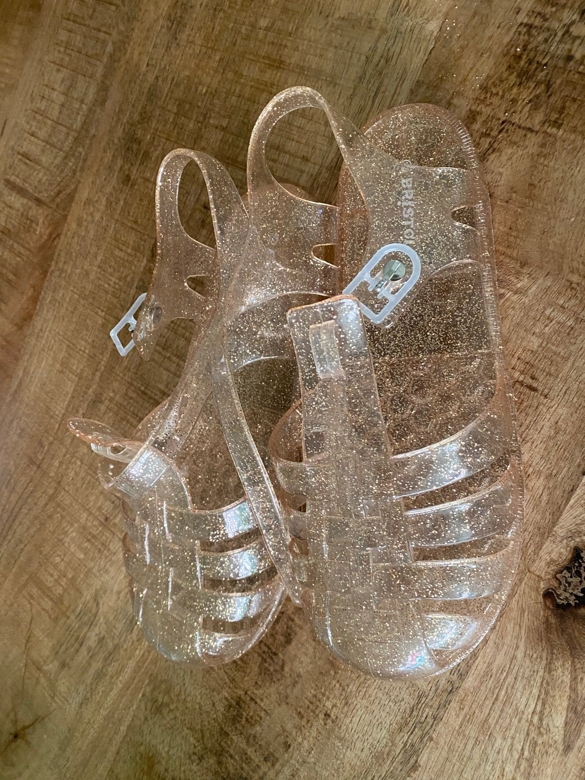 Bristol glitter jelly sandalen maat 34, Ophalen of Verzenden, Gedragen, Overige kleuren, Sandalen of Muiltjes