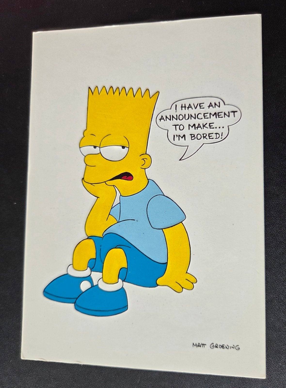The Simpsons - Bart "I'm Bored!", Verzenden, 1980 tot heden, Ongelopen, Kinderen