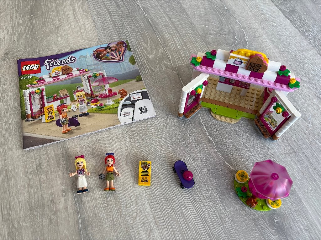 Compleet Lego Friends 41426 Heartlake City Park Café, Lego, Compleet, Friends, Ophalen of Verzenden