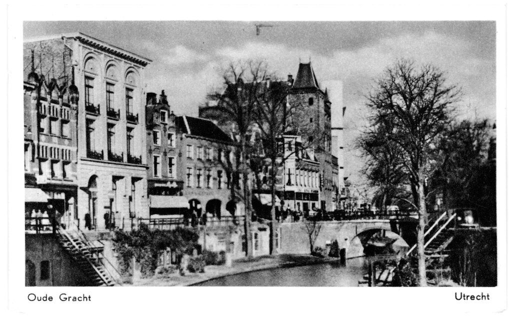 969261	Utrecht	1976 Oude Gracht	Gelopen met postzegel, Ophalen of Verzenden, 1960 tot 1980, Gelopen, Utrecht